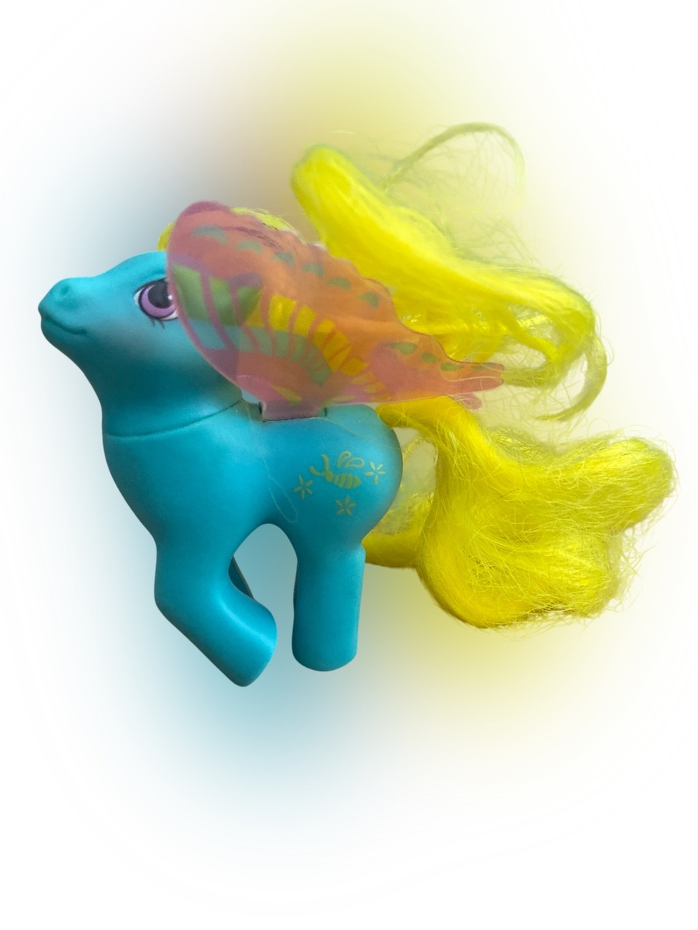 Vintage 1988 Hasbro My Little Pony G1 Baby Summer Wing Flutter Buzzer Pony